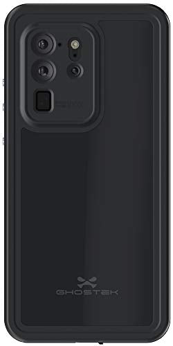 Ghostek Nautical Slim S20 Waterproof Case With Screen And Camera Lens Protector Built-In Rugged Heavy Duty Shockproof Protection Phone Covers Designed For 2020 Samsung Galaxy S20 5g (6.2 Inch) (Black)