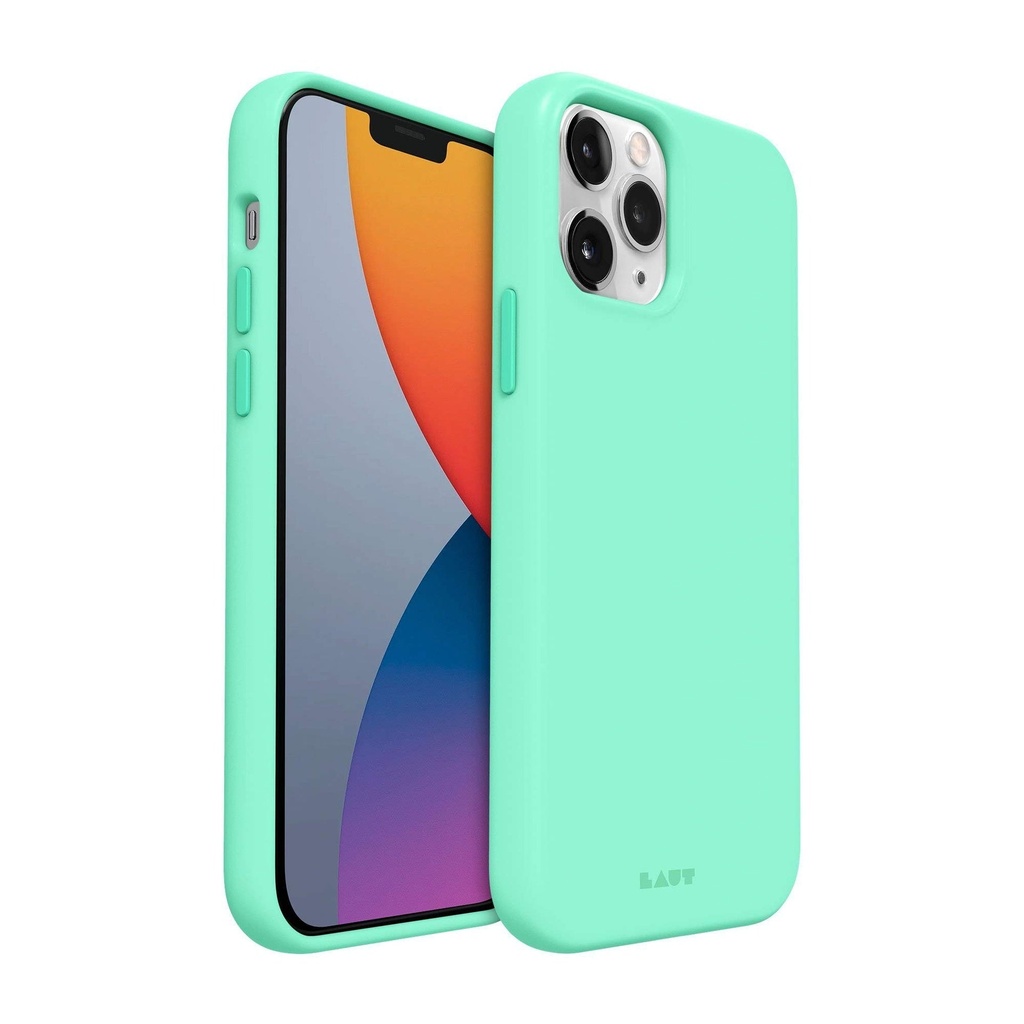 Laut - Huex Pastels Case Compatible With Iphone 12 Mini | Silky Smooth| 13ft./4m Impact Protection| Pastel Colors Design • Spearmint