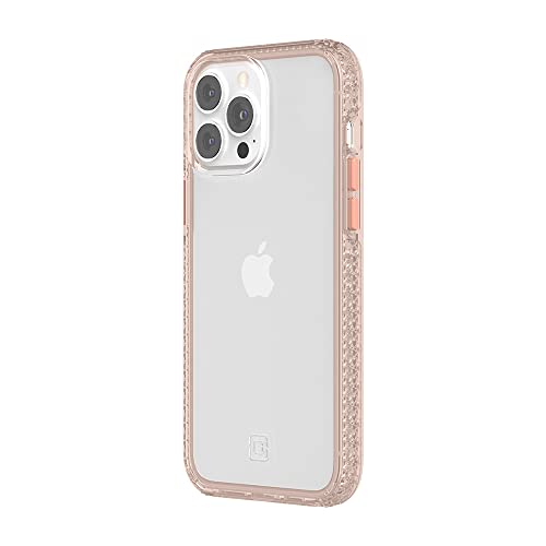 Incipio Grip Case For Iphone 13 Pro Max & Iphone 12 Pro Max – Magsafe Compatible Slim Protective Phone Case With 14ft Drop Protection, Anti-Slip, Scratch-Resistant Finish – Pink/Clear