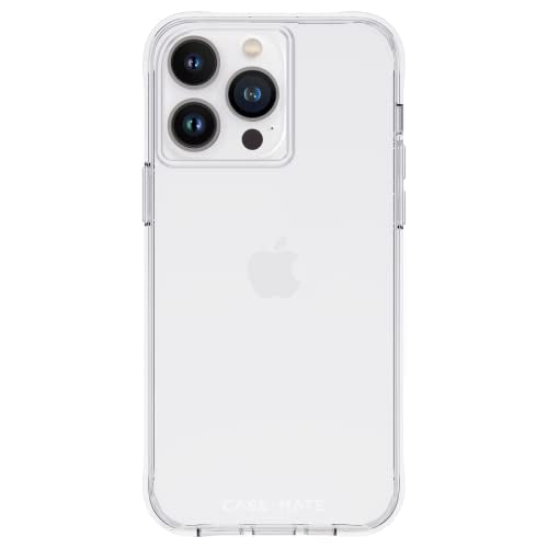 Case-Mate Tough Clear Case Protective Cover Compatible With Apple Iphone 14 Pro Max [Raised Edges For Display And Camera Protection | Anti Yellowing | 10ft Drop Protection] -