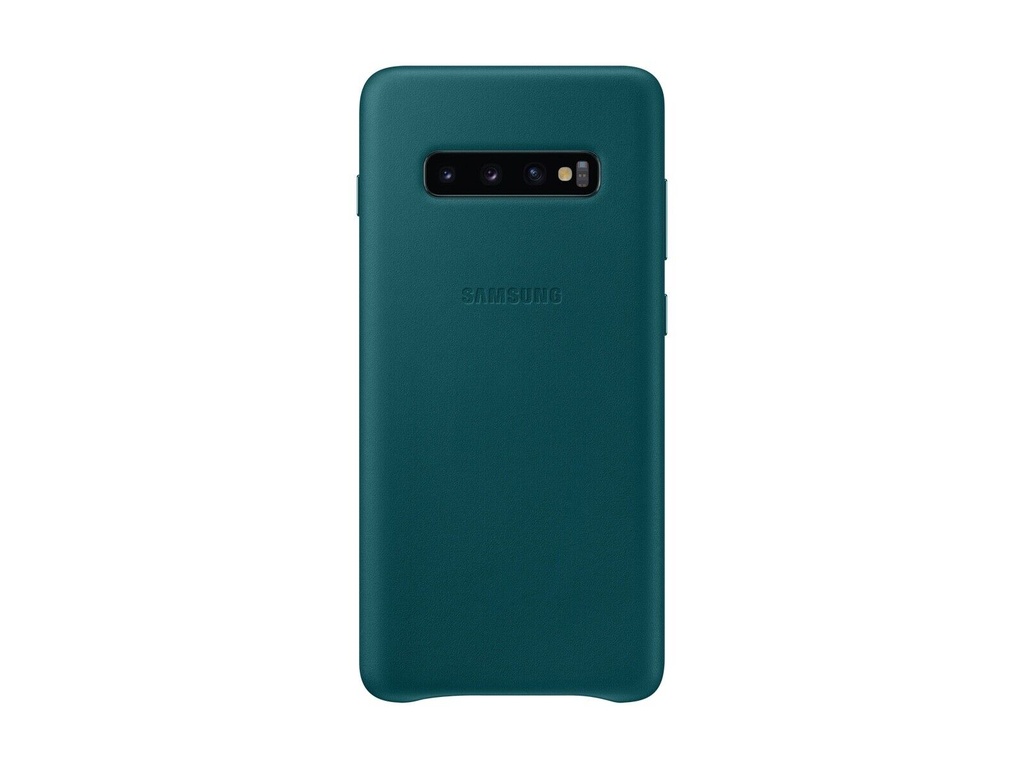 Original Samsung Leather Case For Samsung Galaxy S10 - Green