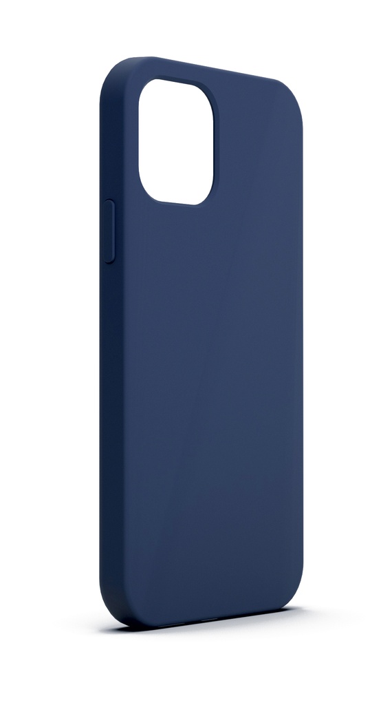 Base Magsafe Compatible Liquid Silicone Case Iphone 12 / Iphone 12 Pro - Blue