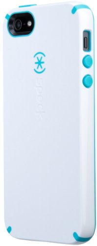 Speck Products Candyshell Case For Iphone Se/5/5s -Retail Packaging- White/Peacock Blue