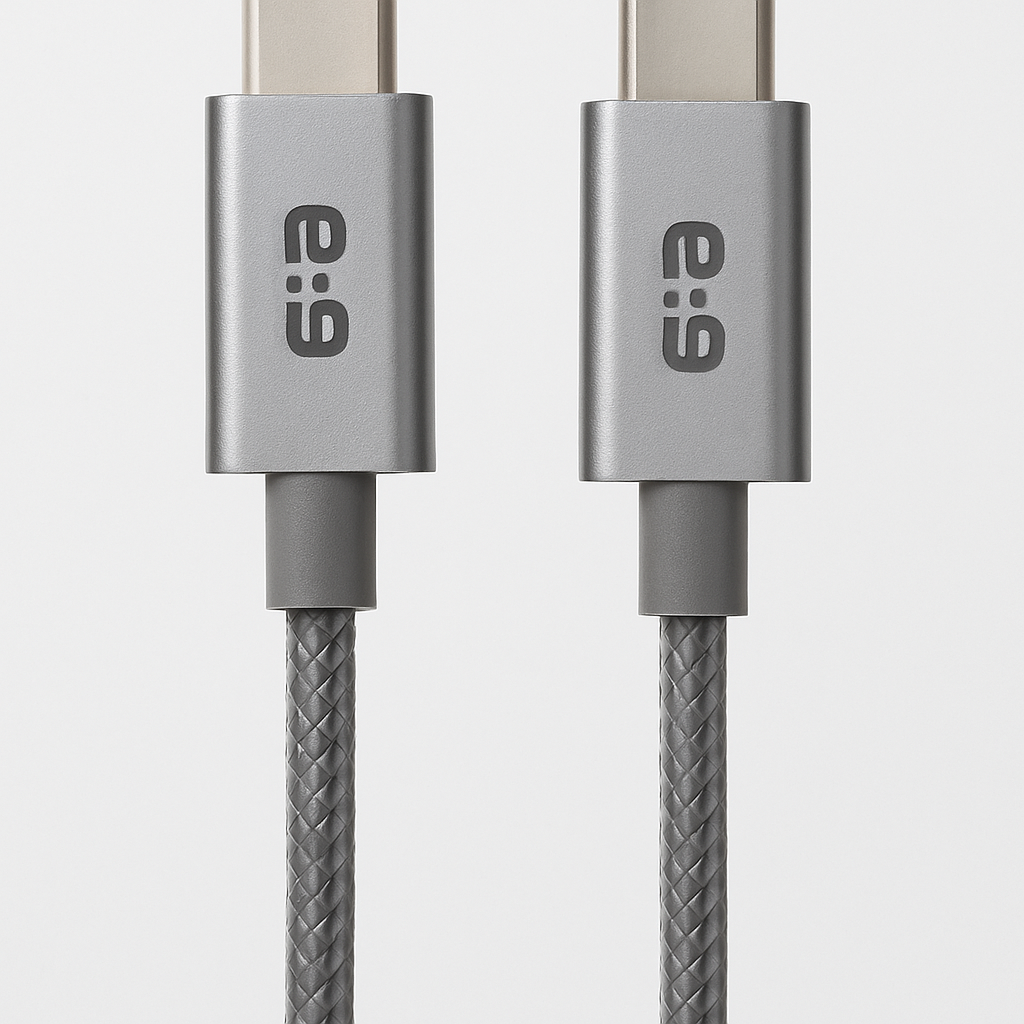 Puregear 4-Foot Braided (Usb-C) To (Usb-C) Charging Cable - Gray