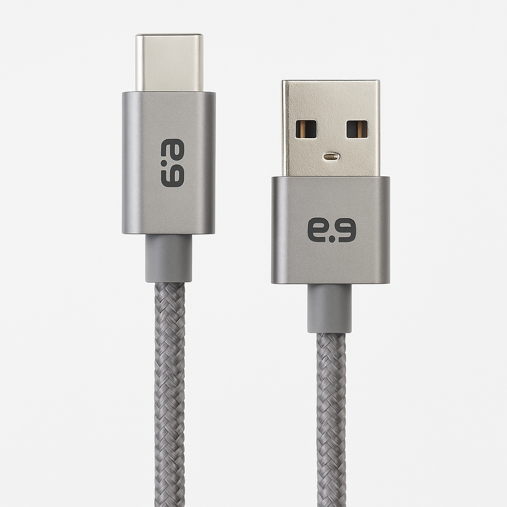 Puregear Braided Usb-A To Usb-C Cable - Space Gray (4 Ft)