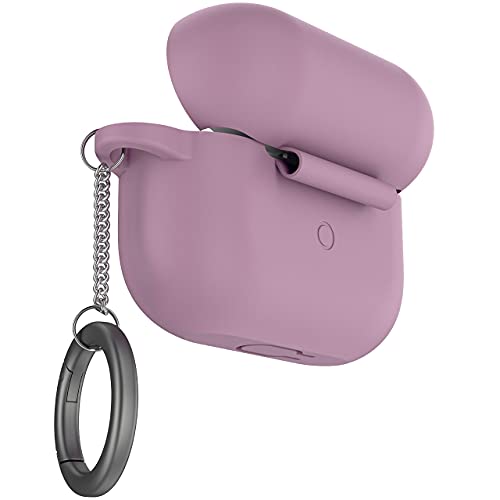 Ghostek Tunic Airpod Pro Silicone Case Protective Cover With Keychain Accessory Slim Fit Lightweight Aesthetic Minimalist Design Wireless Charging Compatible Designed For 2019 Apple Airpods Pro (Pink)
