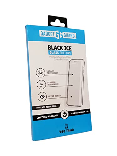 Gadget Guard Black Ice Glass Screen Protector For Lg V60 Thinq - Clear