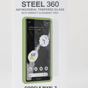 Puregear Google Pixel 7 Steel 360 Antimicrobial Tempered Glass Screen Protector With Perfect Alignment Tray