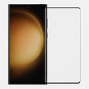 Puregear Samsung Galaxy S23 Ultra Steel 360 Antimicrobial Curved Tempered Glass Fingerprint Sensor Ready Screen Protector With Black Borders, Perfect Alignment Tray