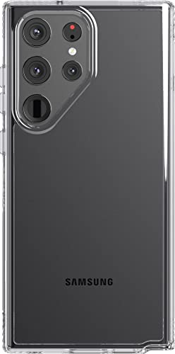 Tech21 Evo Clear For Samsung Galaxy S23 Ultra - Anti Yellowing Scratch Resistant With 12ft Drop Protection Clear Phone Case