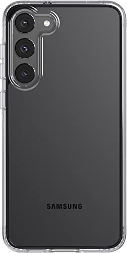 Tech21 Evo Clear For Samsung Galaxy S23 Plus - Anti Yellowing Scratch Resistant With 12ft Drop Protection Clear Phone Case