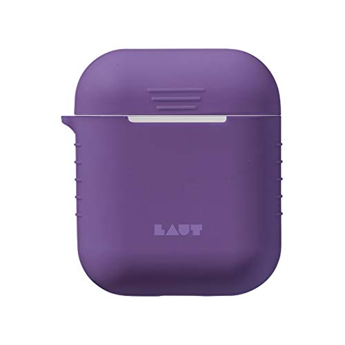 Laut - Pod For Airpods Charging Case | Slim Protective | Silicone Rubber | Easy Grip | Anti-Scratch (Violet)