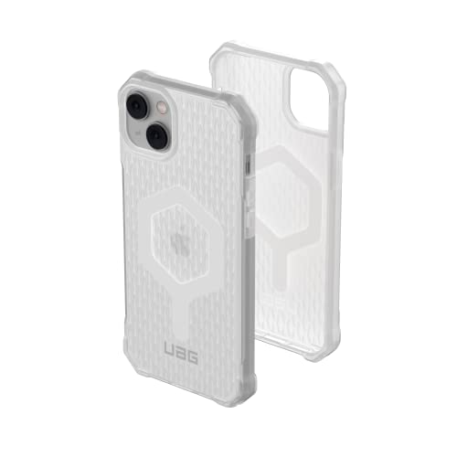 Urban Armor Gear Uag Designed For Iphone 14 Plus Case Clear Frosted Ice 6.7" Essential Armor Built-In Magnet Compatible With Magsafe Charging Ultra Thin Ergonomic Translucent Protective Cover
