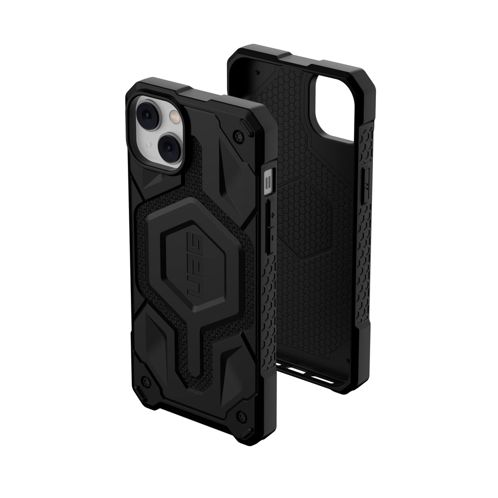 Urban Armor Gear Uag Designed For Iphone 14 Plus Case Kevlar Black 6.7" Monarch Pro Built-In Magnet Compatible With Magsafe Charging Rugged Shockproof Dropproof Premium Protective Cover