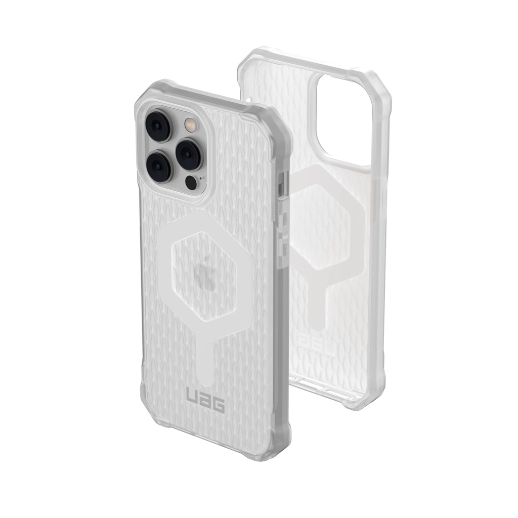 Urban Armor Gear Uag Designed For Iphone 14 Pro Max Case Clear Ice 6.7" Essential Armor Build-In Magnet Compatible With Magsafe Charging Ultra Thin Ergonomic Translucent Protective Cover