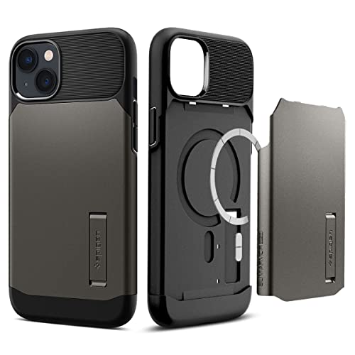 Spigen Slim Armor (Magfit) Designed For Iphone 14 Plus Case (2022) - Gunmetal