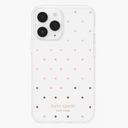 Kate Spade Iphone 6.7 Ombré Pin Dot Pink/Clear