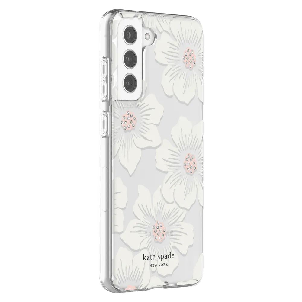 Kate Spade Protective Hardshell Case For Galaxy S21 Fe 5g - Hollyhock Floral