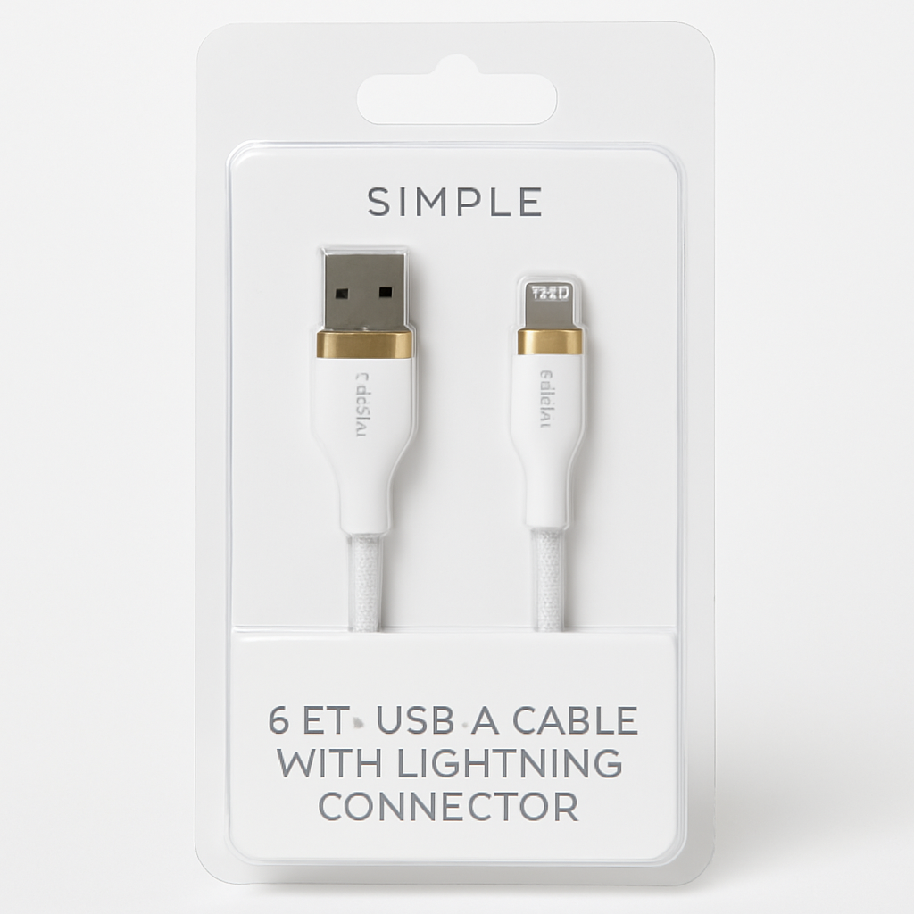 Simple 6 Ft - Usb-A Cable With Lightning Connector