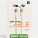 Simple 6 Ft - Usb-C Cable With Usb-C Connector