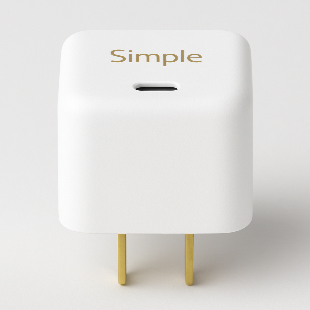 Simple 30w Single Usb-C Wall Charger