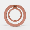 Puregear Magnetic Phone Grip, Magnetic Phone Ring Stand, Phone Ring Holder For Magsafe Iphone 16, 16 Pro, 15, 15 Plus, 14, 14 Plus, 14 Pro, 14promax, 13, 12, Adjustable Kickstand(Rose Gold)
