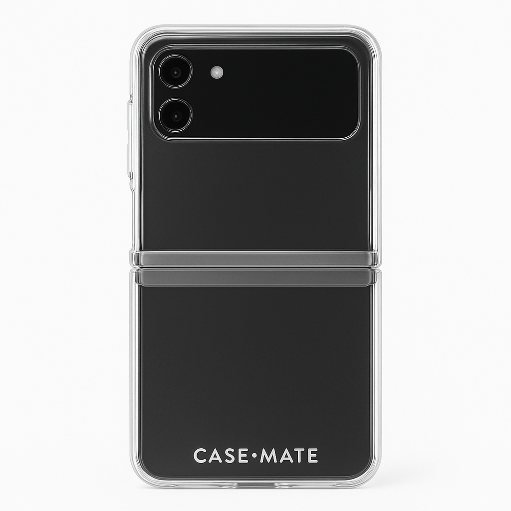 Case-Mate Samsung Galaxy Z Flip 5 Case - 6.7" Clear - 12ft Drop Protection & Wireless Charging - Tough Series Cover For Samsung Galaxy Z Flip 5 With Anti Yellowing And Anti Scratch Tech, Shockproof