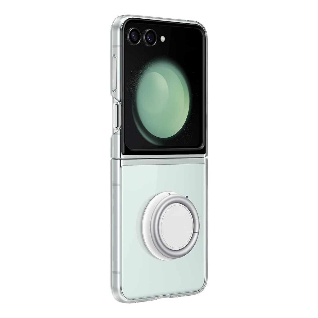 Samsung Galaxy Z Fold5 Clear Gadget Phone Case, Protective Cover With Grip, Kickstand, Accessories And Attachments Included, Us Version, Ef-Xf731ctegus, Transparent