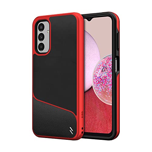 Zizo Division Series For Galaxy A14 5g Case - Sleek Modern Protection - Black & Red