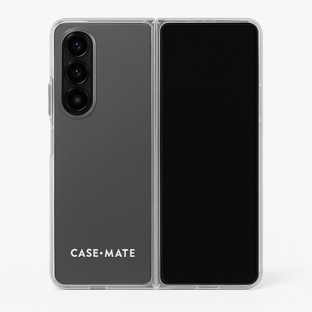 Case-Mate Samsung Galaxy Z Fold 5 Case - 7.6" Clear - 12ft Drop Protection & Wireless Charging - Tough Series Cover For Samsung Galaxy Z Fold 5 With Anti Yellowing And Anti Scratch Tech, Shockproof