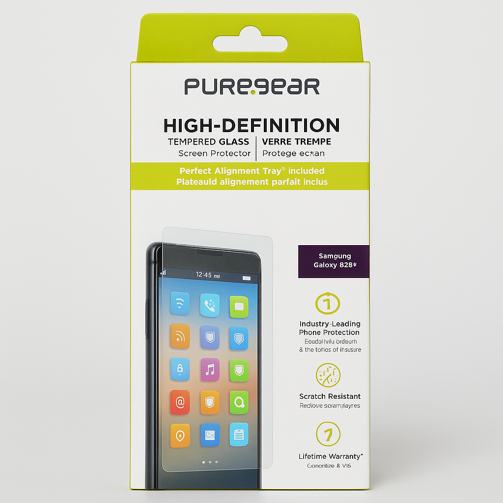 Puregear Hd Clear Tempered Glass Screen Protector For Samsung Galaxy S23+ (2023) - Case Friendly, Scratch Resistant With Anti-Fingerprint Coating, Anti-Scratch Protective Glass With Lifetime Replacement (Self Alignment Installation Tray Included)
