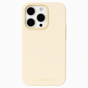 Case-Mate Iphone 15 Pro Case - Silicone Beige [12ft Drop Protection] [Compatible With Magsafe] Magnetic Cover With Soft Silicone Material For Iphone 15 Pro 6.1", Anti-Scratch, Shockproof, Slim