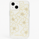 Case-Mate Iphone 15 Plus Case - Floral Gems [12ft Drop Protection] [Compatible With Magsafe] Magnetic Cover With Sparkly Rhinestones For Iphone 15 Plus 6.7", Anti-Scratch, Shockproof, Slim Fit