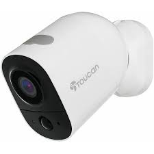 Toucan Wireless Outdoor Security Camera, Rechargeable Battery Powered Weatherproof Compatible With Alexa Google 1080p Fhd Video, Night Vision, 2-Way Audio, Alert, Siren Alarm, 2.4ghz Wifi
