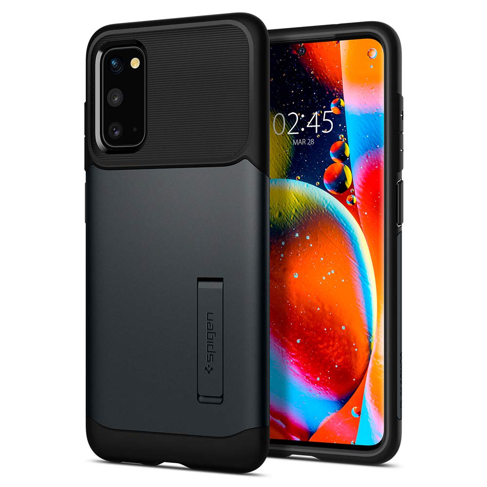 Spigen Slim Armor Designed For Samsung Galaxy S20 Case (2020) - Metal Slate