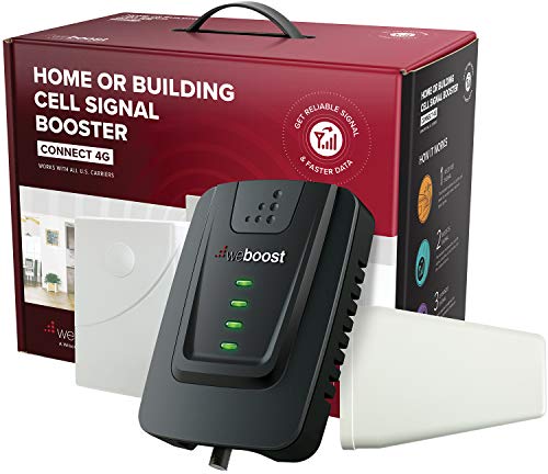Weboost Connect 4g (470103) Indoor Cell Phone Signal Booster For Home And Office - Verizon, At&T, T-Mobile, Sprint - Supports 5,000 Square Foot Area