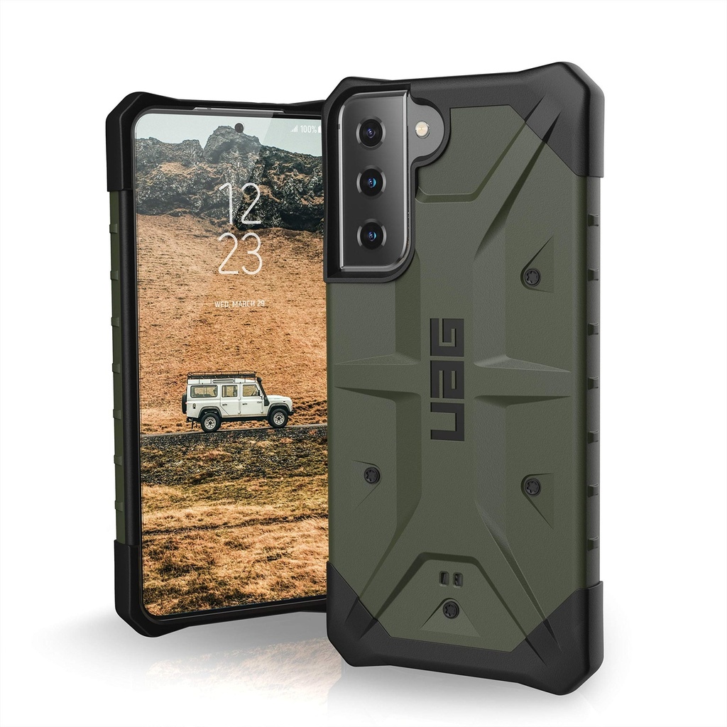 Urban Armor Gear Uag Designed For Samsung Galaxy S21 Case Green Olive Rugged Lightweight Slim Shockproof Pathfinder Protective Cover, [6.2 Inch Screen]