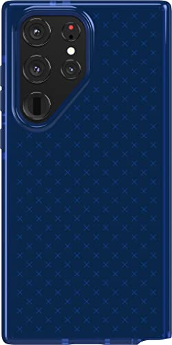 Tech21 Evo Check For Samsung Galaxy S23 Ultra - Midnight Blue 16ft Drop Protecion Shockproof Shock-Resistant And Scratch-Resistant Phone Case