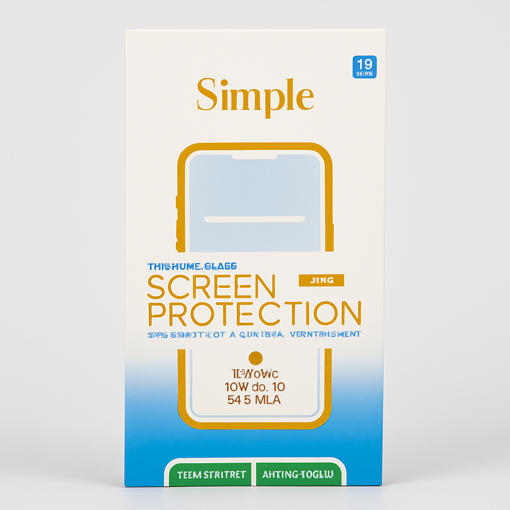 Simple Iphone 15 Plus/Iphone 15 Pro Max Tempered Glass Screen Protector