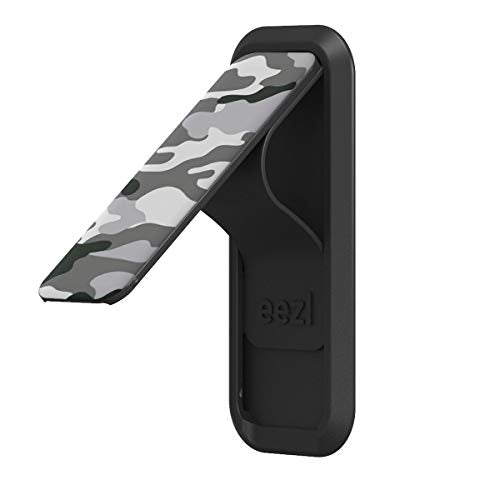 Eezl Stick Universal - Grey Camo Universal Kickstand For Case W/Holder Grip | Horizontal & Vertical Stand, Ez-Uv001cmgr