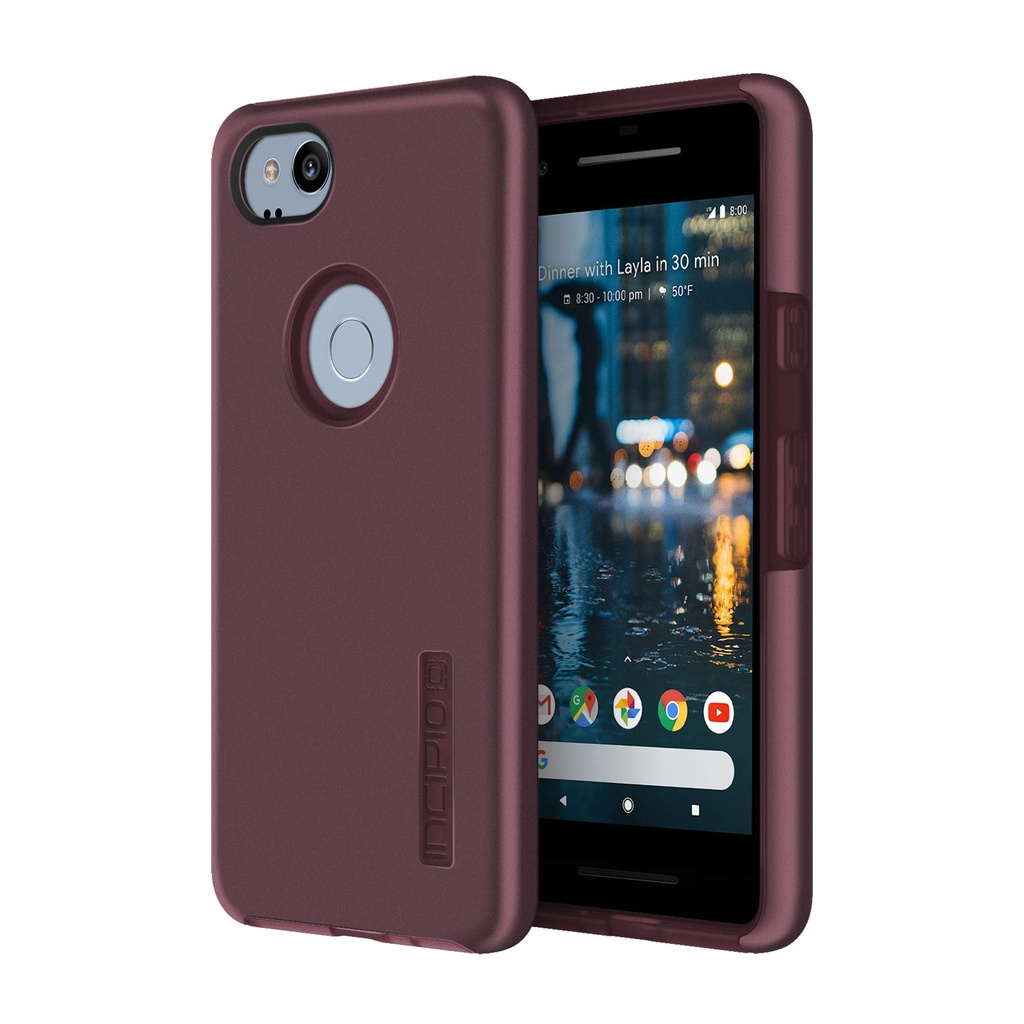 INCIPIO GOOGLE PIXEL 2 DUALPRO CASE - MERLOT