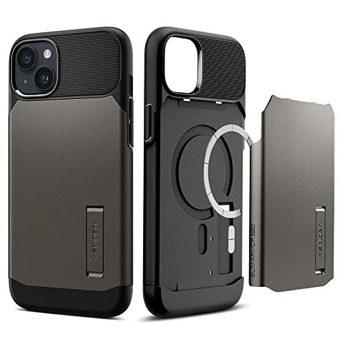 Spigen Slim Armor (Magfit) Designed For Iphone 14 Case (2022) - Gunmetal