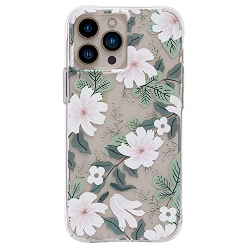 Rifle Paper Co. Iphone 13 Pro Case - 10ft Drop Protection With Wireless Charging - Luxury Floral 6.1" Cute Case For Iphone 13 Pro - Slim, Lightweight, Anti Scratch, Shock Absorbing Materials - Willow