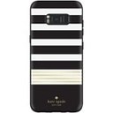 Kate Spade New York Protective Hardshell Case For Samsung Galaxy S8 Plus - Stripe 2 Gold Foil / Black / Cream
