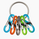 Nite Ize Key Ring Locker, Stainless Steel Keychain And 5 S-Biner Microlocks
