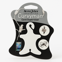 Nite Ize Curvyman Cord Supervisor Earbud Organizer, Headphone Cord Wrap - Compact, Durable, And Lightweight, White