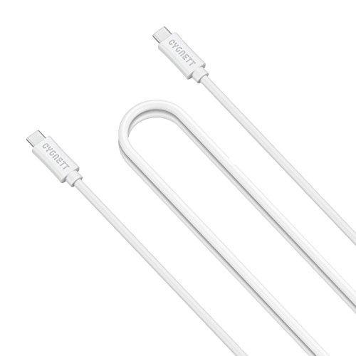 Cygnett Lightspeed Usb-C To Usb-C Pvc Cable (2m/6.5') - White