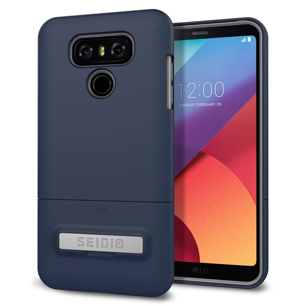 Seidio Cell Phone Case For Lg G6 - Midnight Blue/Gray