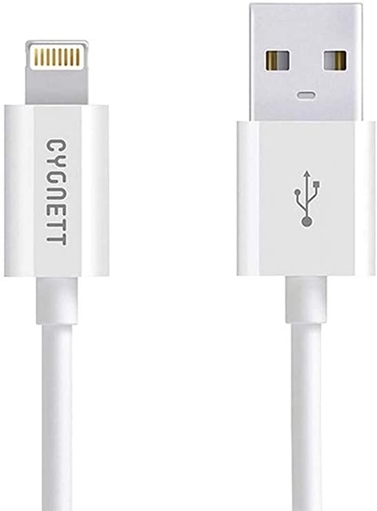Cygnett Cy1101pccsl Lightning Charge And Sync Cable For Iphone 5/5s/Ipod Touch 5g/Ipad 3 - Retail Packaging - White