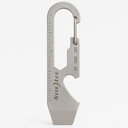 Carabiner Key Clip,Silver,1-11/16 In